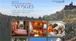 Desktop Screenshot of hotel-restaurant-vosges.com