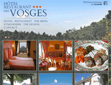 Tablet Screenshot of hotel-restaurant-vosges.com